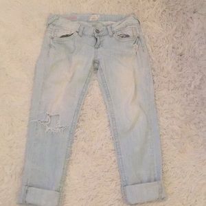 YNQ low waisted boyfriend jeans